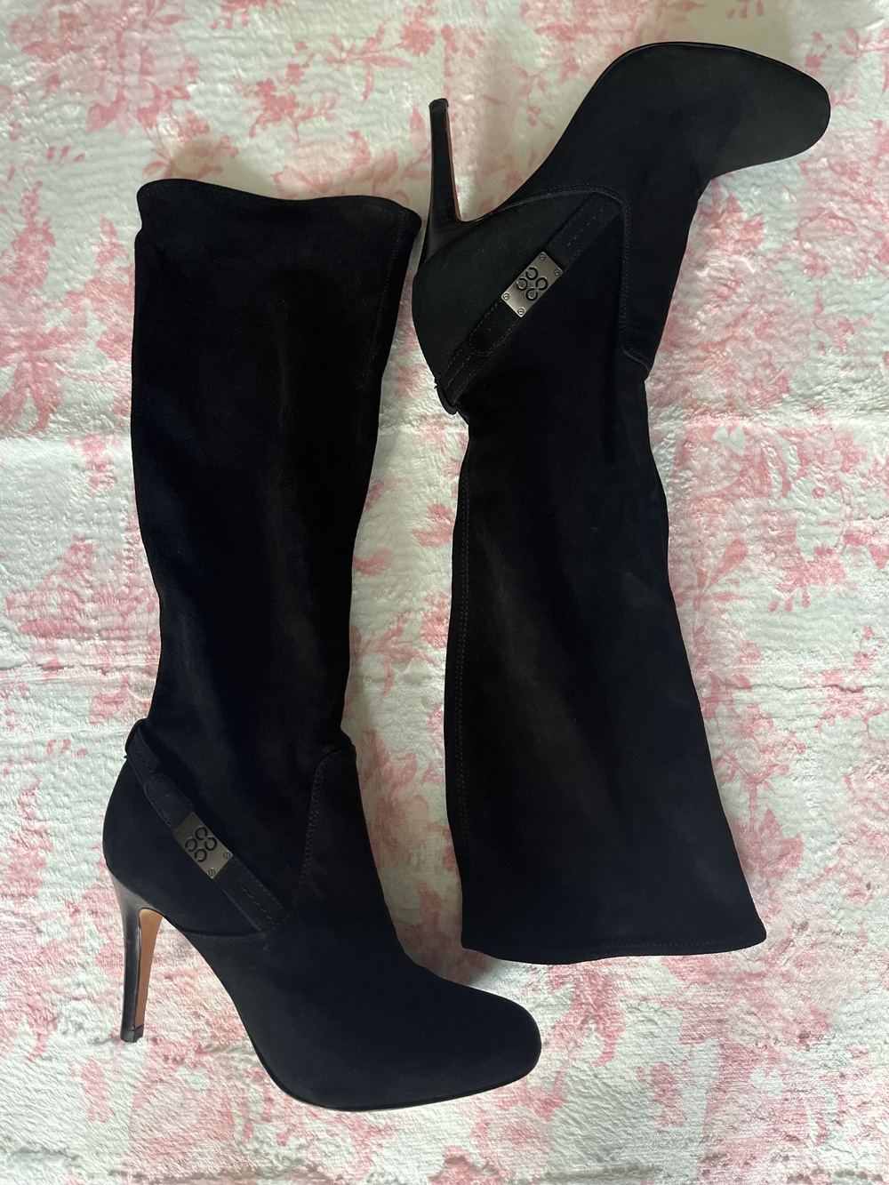 COACH Braelyn Stretch Suede Boots